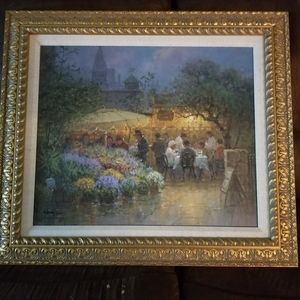 G Harvey canvas painting